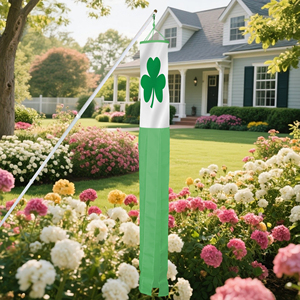 Décoration de jardin personnalisée pour la Fête de Saint Patrick : Décorations de jardin imprimées numériquement, chaussettes à vent volantes pour la cour, le jardin et la véranda - Product Image 6