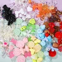 Kit de fabrication de bracelets pour téléphone DIY avec perles acryliques mélangées de style baroque, 50g/sac, perles transparentes, accessoires pour bracelets