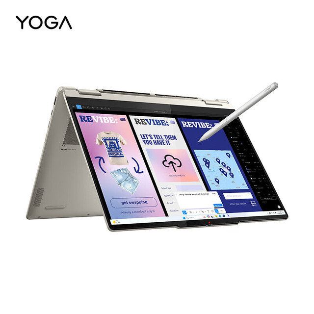 New Original for Yoga Air 360 14-inch IPS Touchscreen Metal Laptop with Intel Ultra 7-258V 32GB 1TB SSD High-Performance