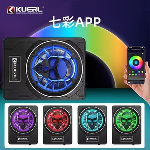 Subwoofer actif en aluminium Kuerl 10 pouces, 800 W de puissance maximale, audio pour voiture avec éclairage LED pour utilisation en véhicule - Product Image 5