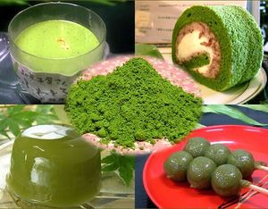 Poudre d'extrait de Matcha japonais biologique naturel poudre de thé à la crème glacée Matcha de qualité cérémonielle - Product Image 2