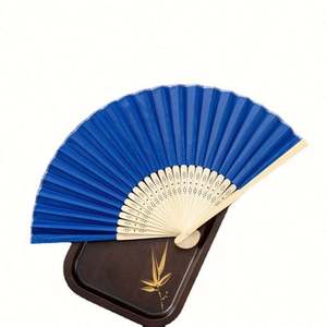 Éventails japonais vintage en bambou, pliables en bois durable, pour l'été, les fêtes dansantes, l'art populaire sculpté, la peinture sportive et la décoration vierge - Product Image 4