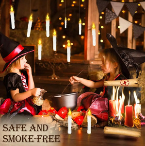 เทียนลอยน้ำ 12/20 ชิ้น พร้อมรีโมทแบบแท่ง ไฟ LED แขวนได้ ใช้แบตเตอรี่ แสงสีเหลืองอบอุ่น <span class=keywords><strong>ส</strong></span>ร้างบรรยากาศงานแต่งงาน - Product Image 5