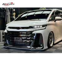 Kit carrosserie style Kuhl, capot pour Toyota Alphard Vellfire série 40, lèvre de pare-chocs avant, aileron arrière, calandre.