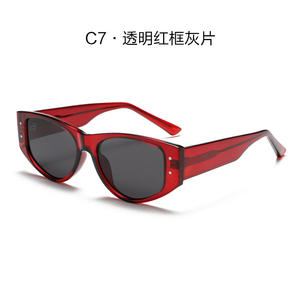 نظارات شمسية مستقطبة مخصصة KG2521 من LBashades من الشركة المصنعة الأصلية لنظارات عين القط نظارات شمسية للنساء نظارات شمسية بيضاوية سوداء - Product Image 6