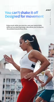Vente Chaude Pro Air Écouteurs sans Fil à Conduction Osseuse Commande Tactile Casque Sportif BT 5.3 Conception Supra-Auriculaire