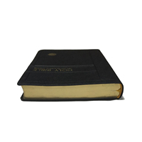 Couverture en cuir à couverture rigide personnalisée de haute qualité Bible imprimé en usine livre en carton Durable avec finition de surface en relief offset fantaisie
