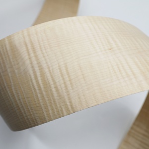 Impiallacciatura in legno naturale di acero figurato di alta qualità Greenland per fai da te, mobili, porte, tavoli, chitarre - Acero riccio, Acero fiammato - Product Image 6