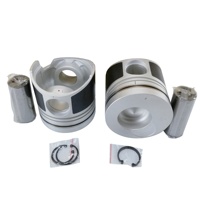 Piston Mesin D6CA D6CB 23411-84000 23411-84002 118mm dengan Pin Ring untuk Suku Cadang Mesin Diesel Hyundai HD270 HD370