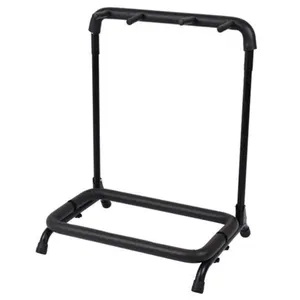 Schwarz 3PCS Multi Folding Guitar Rack Floor Display Gitarren ständer für E-Bass Akustik gitarren