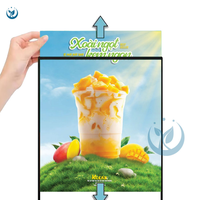 Cornice per Poster LED A1/A2/A3/A4, Espositore per Menu, Insegna LED Rettangolare, Scatole Luminose Pubblicitarie