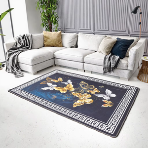 La Chine a fourni des tapis antidérapants en velours de luxe de grande taille de conception personnalisée tapis tufté à la main résistant à l'usure pour le salon - Product Image 3