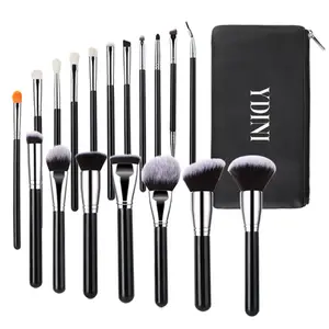 YDINI Professional 18 Pcs Make Up Factory Price High Quality Luxury Wholesale Vegan Private Label Makeup Brush Set