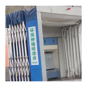 China manufacturer supply professional retractable paint oven booth/portable paint cabin