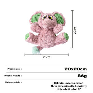 Оптовая продажа, несокрушимый плюшевый набор для жевания, экстремальный медведь, прочная собака, мягкие игрушки для жевания для тяжелых жевателей - Product Image 3