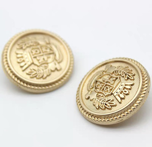 Wholesale <strong>Button</strong> Fancy Clothes Vintage Ladies Golden Factory Shank Customised Metal Clothing Sewing <strong>Loop</strong> <strong>Buttons</strong> - Product Image 6
