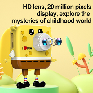 Jouet numérique pour appareil photo mignon pour enfants avec jeu et écran pour les yeux Cadeau d'anniversaire Garantie 1 an Capteur d'imagerie CMOS - Product Image 3