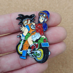 En gros Dragon Son Goku Chichi DBZ <span class=keywords><strong>Super</strong></span> <span class=keywords><strong>Saiyan</strong></span> Enfants Japonais Recueillir Décoration Anime Alliage Badge Broche Pin - Product Image 6