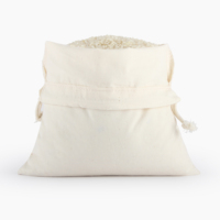 Sacs en coton biologique recyclables personnalisés de haute qualité et bon marché, petite pochette à cordon pour cosmétiques, bijoux, bracelets, rangement, corde en coton