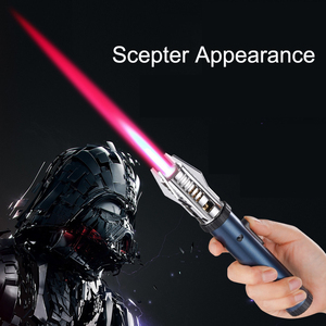 YN scepter kim loại đơn lửa xì gà nhẹ hơn súng phun ngọn lửa đỏ nhẹ hơn Logo tùy chỉnh nhẹ hơn ngoài trời đa mục đích - Product Image 3