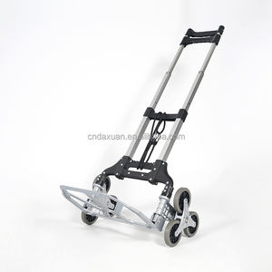Portable 4 roues en aluminium chromé chariot Durable pliable chariot de Transport à main chariot pliant bagages Cargo Shopping - Product Image 1