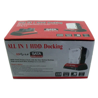 Base de Conexión para Disco Duro Todo en Uno, Lector de Tarjetas, HUB USB 2.0, Caja Externa para Disco Duro IDE SATA de 2.5" y 3.5", Capacidad de 4TB