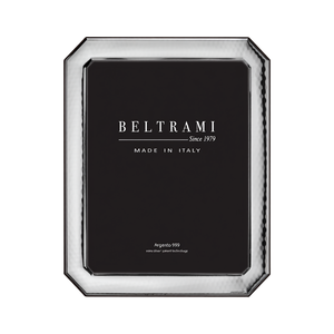 กรอบรูปตั้งโต๊ะทรงสี่เหลี่ยมผืนผ้า 1 สี ลายไม้เคลือบเงิน ทำมือโดย Beltrami รุ่น 4L ดีไซน์หรูหรา ผลิตในอิตาลี - Product Image 2