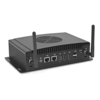Mini PC industriel embarqué, processeur Core I5 1235U, RAM maximale de 64 Go, double LAN avec 2 RS232/RS485 GPIO, double HD+DP, triple affichage