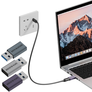 Адаптер USB из алюминиевого сплава для блокировки данных, защиты от взлома и кражи данных, мужской (C) на женский (F), для ноутбуков, блокирующий вредоносное ПО - Product Image 6