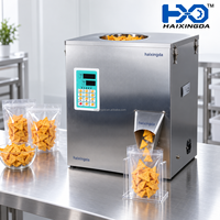Machine de remplissage de poudre compacte de table 200g avec vis doseuse, affichage numérique en acier inoxydable, pour le conditionnement de petites quantités d'assaisonnements et de café