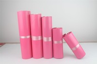 Approvisionnement d'usine de différentes tailles de sacs d'expédition en plastique polyéthylène de couleur rose foncé pochette d'expédition durable étanche