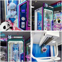 Machine de jeu d'arcade Crane Machine, contrôle précis, durable, commerciale, personnalisable, en métal, garantie 1 an