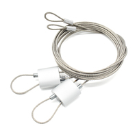 Pinces à boucle réglables en aluminium de haute qualité pour systèmes de suspension de câbles