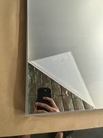 Panneau miroir acrylique 3 mm avec fonction anti-âge, service de découpe, taille 4x8 pieds, éclairage clair sans déformation