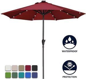 Parasol solaire LED pour jardin, balcon et terrasse, nouveau design résistant aux UV - Product Image 1
