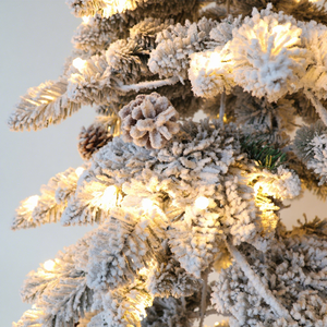 <span class=keywords><strong>Sapin</strong></span> de Noël en PVC floqué de luxe haute densité avec effet neige, décorations en <span class=keywords><strong>sapin</strong></span>, 1,2m-3m, livraison directe usine - Product Image 3