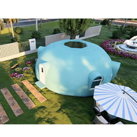 Expansible modulaire portable en verre océan détachable rond graphène Eps préfabriqué mini maisons pour enfant