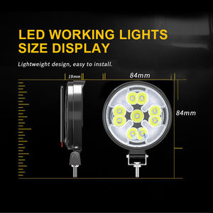 3 Inch Led Light bar White Yellow with Flashing 4x4 Spotlight 27w Led Working Light for Truck Led Lamp Tractor Car - Product Image 5