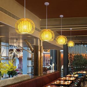 Lampes suspendues tendance en forme de boule de fer pour restaurants, comptoirs de bar, restaurants de hot pot - Éclairage commercial LED en blanc/jaune/rouge - Product Image 4