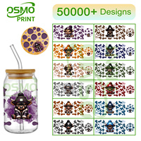 Osmo Wholesale Waterproof UV pour Enveloppes de Gobelets Signes du Zodiaque Lot de 16oz pour Gobelets en Verre