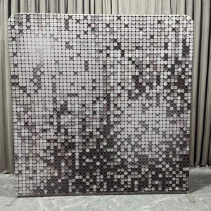 Pipe Drape Aluminum Alloy <b>Backdrop</b> <b>Stand</b> <b>with</b> Flower Wall Panel for Wedding Event Stage Decor (10x8ft/Custom Sizes Custom Color) - Product Image 6