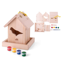 Nichoir Classique de Luxe Moderne en Bois pour Oiseaux - Maison d'Extérieur Toutes Saisons pour Animaux