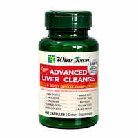 Capsules de soutien hépatique au Chardon-Marie, Curcuma, Pissenlit et Artichaut – Complément Herbal Quotidien Antioxydant pour le Bien-être et la Détoxification