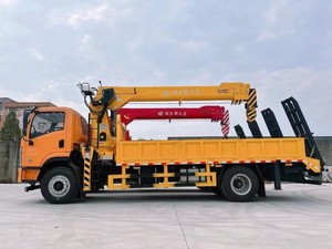 Grue télescopique montée sur camion Shacman 10 tonnes 12 tonnes 4x2, grue de chargement pour véhicule, en promotion - Product Image 6