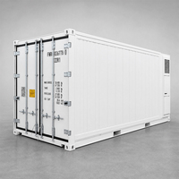 Conteneur frigorifique mobile de 20 pieds pour la surveillance à distance des fabricants, chambre froide portable, congélateur walk-in