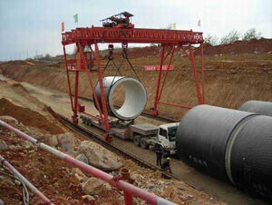 Tuberías de Hormigón Pretensado PCCP, Cilindro de Acero Reforzado, Tubería de Empuje para Microtúneles con Productos de Fibra de Vidrio y Anillo de Extremo de Espiga - Product Image 6