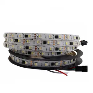 60led/m adreslenebilir piksel Led şerit ışık rgbw 12v 24 volt 5050 SM16704 LED şerit