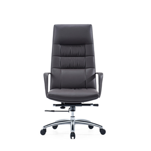 Silla de Oficina Ejecutiva de Cuero de Respaldo Alto Mingle Factory, Silla Giratoria de Juez Ajustable, Silla de Oficina de Cuero Rústico - Product Image 4