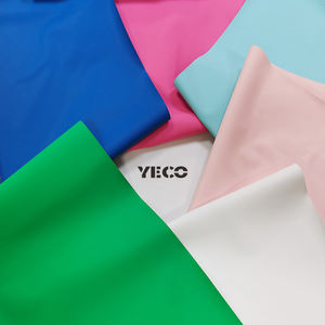 Yeco ชุดแฟชั่นกีฬาสีทองไวนิลยืดหยุ่นกลางกลางรองรับตัวอย่างฟิล์มพลาสติกวัสดุ PU เสื้อยืดใช้ - Product Image 2