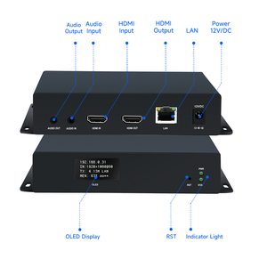 Codificador de transmisión H265 HDMI a SRT RTSP RTMP HTTP de baja latencia 1080P60 H264 codificador IPTV para transmisión de <span class=keywords><strong>Youtube</strong></span>/Facebook/TV - Product Image 3
